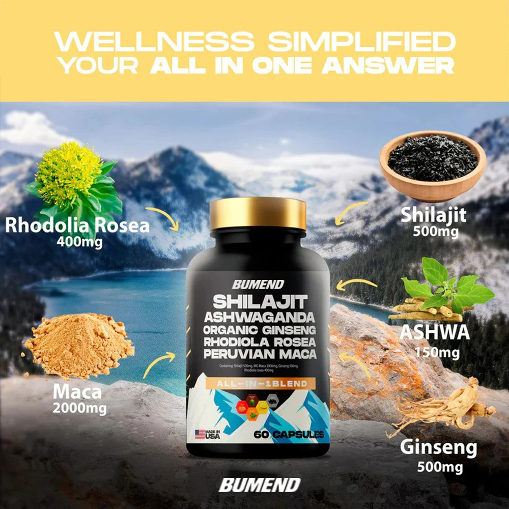 BUMEND Sea Moss & Shilajit Ultimate Supplement Bundle