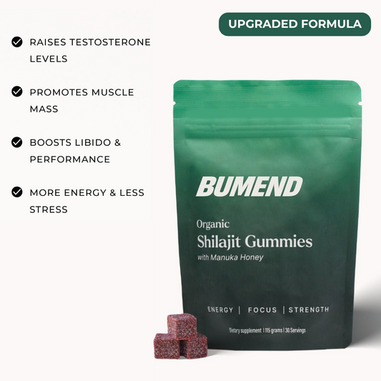 BUMEND Organic Manuka Honey Shilajit Gummies