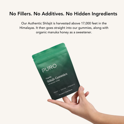 BUMEND Organic Shilajit Daily Gummies