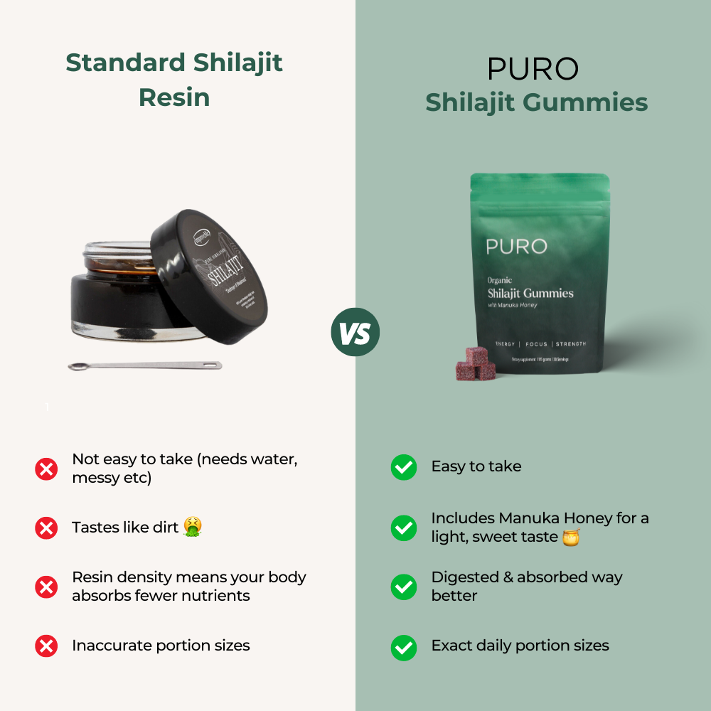 BUMEND Organic Shilajit Daily Gummies