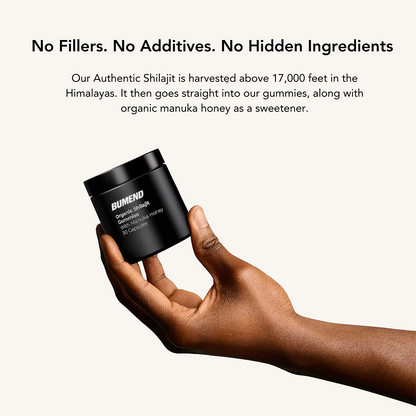 BUMEND Organic Shilajit Daily Gummies